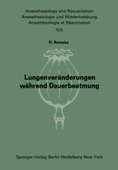 Paperback Lungenveränderungen Während Dauerbeatmung [German] Book