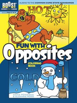 Paperback Fun with Opposites Coloring Book