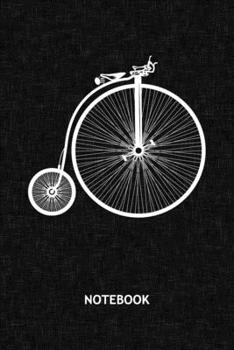 NOTEBOOK: Bike Rider Note Book Grid-lined 6x9 - Retro Journal A5 Gridded - Vintage Lover Planner Cycling Enthusiasts 120 Pages SQUARED - Vintage ... Soft Cover - 90s Kids Birthday Present