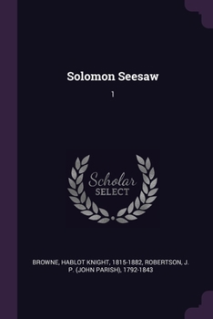 Paperback Solomon Seesaw: 1 Book