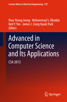 Hardcover Advances in Computer Science and Its Applications: CSA 2013 Book