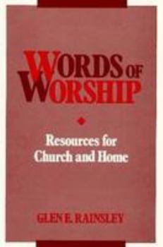 Paperback Words of Worship: Resources for Church and Home Book