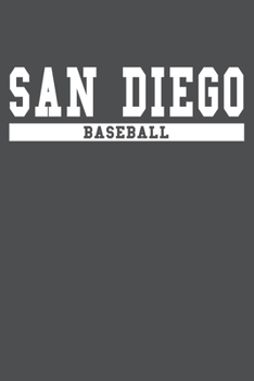 San Diego Baseball: American Campus Sport Lined Journal Notebook