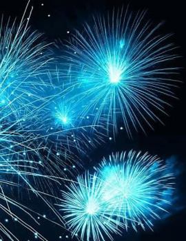 Paperback Fireworks Notebook Book