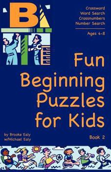 Paperback Fun Beginning Puzzles for Kids, Book 2 Book