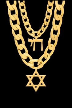Jew Chai Bling Chain: Jewish Notebook | Hanukkah Festival Of Lights Chanukah Israel Hebrew Mini Notepad Gift College Ruled (6"X9")