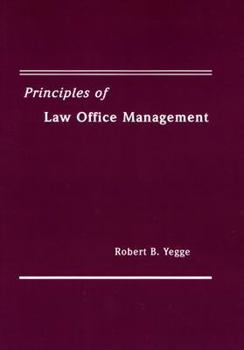 Paperback Principles of Law Office Management Book