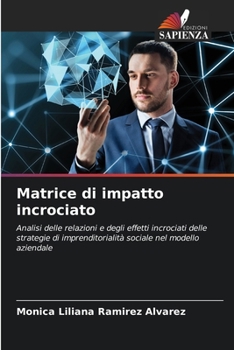Paperback Matrice di impatto incrociato [Italian] Book