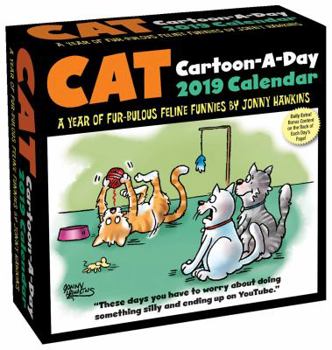 Calendar Cat Cartoon-A-Day 2019 Calendar Book