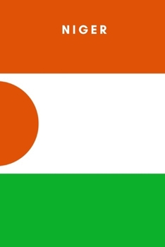 Niger: Country Flag A5 Notebook to write in with 120 pages