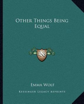 Paperback Other Things Being Equal Book