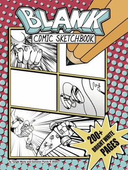 Paperback Blank Comic Sketchbook Book