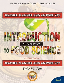 Paperback Introduction to Food Science: An Overview Teacher Planner and Answer Key Book