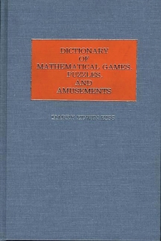 Hardcover Dictionary of Language Games, Puzzles, and Amusements Book