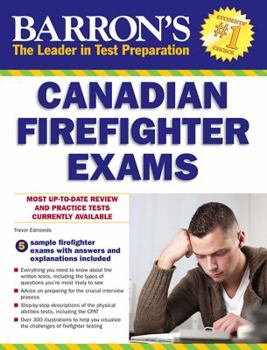 Paperback Barron's Canadian Firefighter Exams Book