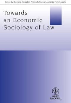 Paperback Towards an Economic Sociology of Law Book