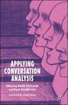 Paperback Applying Conversation Analysis Book