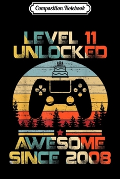 Paperback Composition Notebook: Level 6 Unlocked Game On Since 2013-6th Birthday Gamer Journal/Notebook Blank Lined Ruled 6x9 100 Pages Book