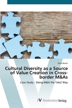 Paperback Cultural Diversity as a Source of Value Creation in Cross-border M&As Book