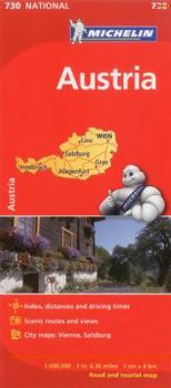 Loose Leaf Michelin Austria Road and Tourist Map Book