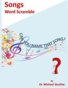 Paperback Songs Word Scramble Book