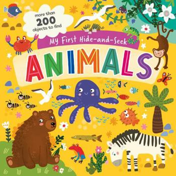 Hardcover My First Hide-And-Seek: Animals Book