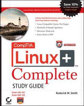 Paperback CompTIA Linux+ Study Guide: Exams LX0-101 and LX0-102 [With CDROM] Book