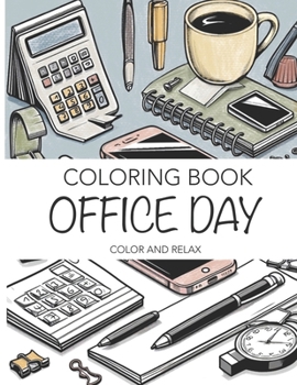 Paperback Coloring Book: Office Day Book
