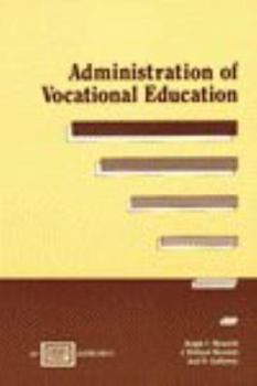 Paperback Administration of Vocational Education Book