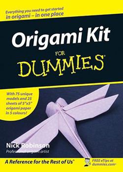 Paperback Origami Kit for Dummies [With 25 Sheets of Origami Paper in 5 Colours] Book