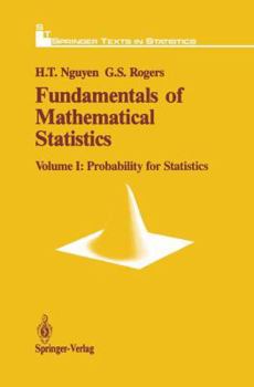 Paperback Fundamentals of Mathematical Statistics: Probability for Statistics Book