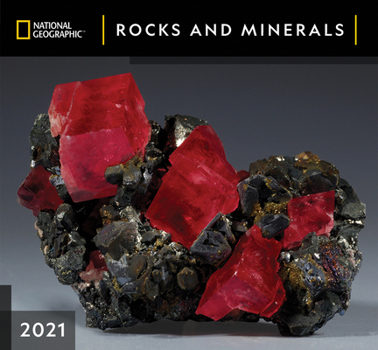 Calendar Cal 2021- National Geographic Rocks and Minerals Wall Book