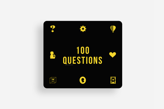 Misc. 100 Questions Game: A Toolkit of 100 Questions to Spark Exciting and Meaningful Conversations Book