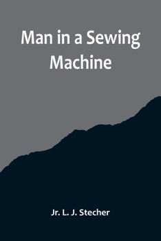 Paperback Man in a Sewing Machine Book