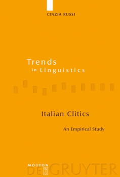 Hardcover Italian Clitics: An Empirical Study Book