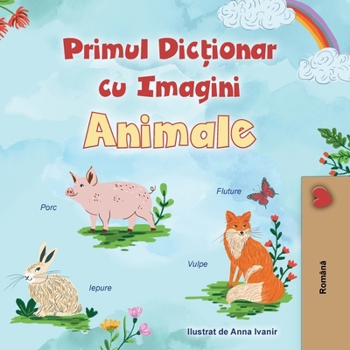 Paperback First Picture Dictionary - Animals (Romanian Children's Book) [Romanian] Book