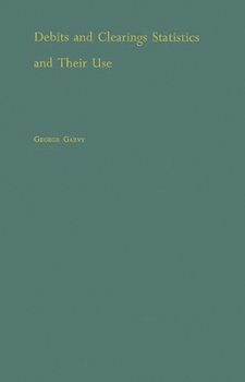 Hardcover Debits and Clearings Statistics and Their Use. Book