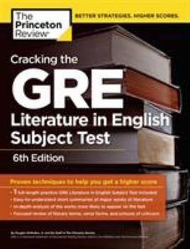 Paperback Cracking the GRE Literature in English Subject Test Book