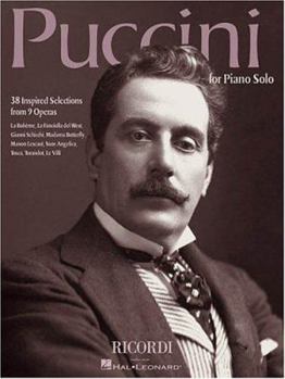 Paperback Puccini for Piano Solo: 38 Inspired Selections from 9 Operas Book
