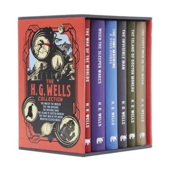 Hardcover The H. G. Wells Collection: Deluxe 6-Book Hardcover Boxed Set Book