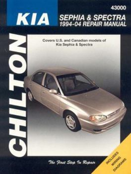 Paperback Kia Sephia & Spectra: 1994-04 Repair Manual Book
