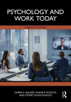 Hardcover Psychology and Work Today Book