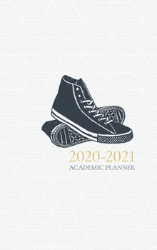 Hardcover 2020- 2021 Academic Planner: Sneakers Book