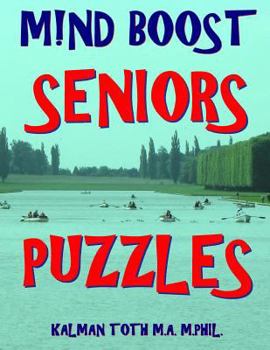 Paperback M!nd Boost Seniors Puzzles: 132 Challenging Word Search Puzzles [Large Print] Book