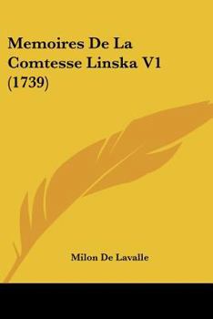 Paperback Memoires De La Comtesse Linska V1 (1739) [French] Book