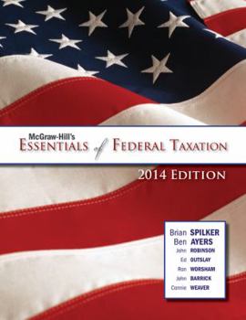 Hardcover McGraw-Hill's Essentials of Federal Taxation, 2014 Edition Book