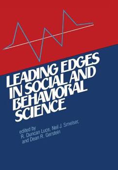 Hardcover Leading Edges in Social and Behavioral Science Book