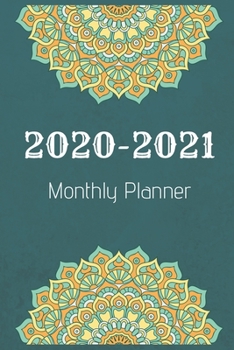 Paperback 2020 -2021 Monthly Planner: Two Year Journal Planner Calendar 2020-2021 24 Months Agenda Schedule Organizer And For Personal Appointments Notebook Book