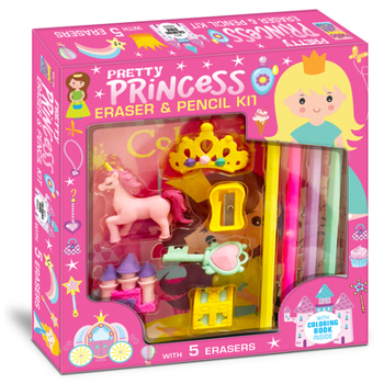 Pretty Princess Eraser & Pencil Kit (Boxed Set)