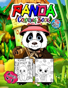 Paperback Panda Coloring Book For Kids Ages 4-8: Perfect Panda Activity Book for Boys, Girls and Kids, Wonderful Animals Coloring Book with Pandas for Children Book